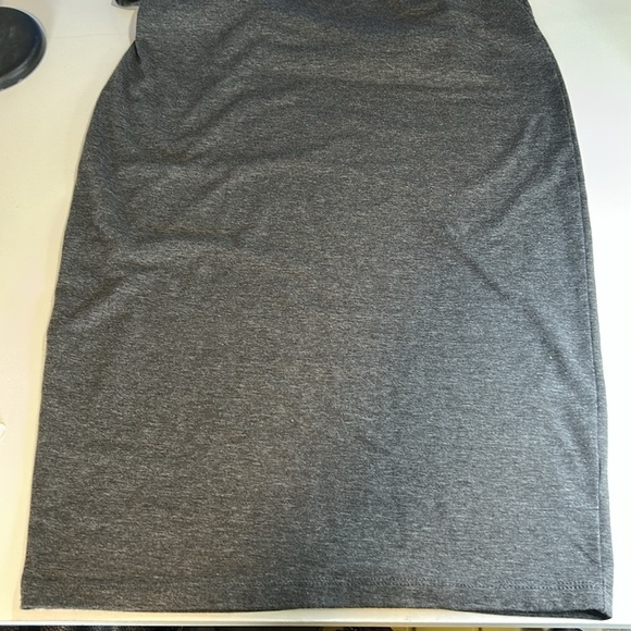 LA CLEF 2X tank dress soft 95% cotton 5%spandex grey scoop neck made in USA - Picture 9 of 15